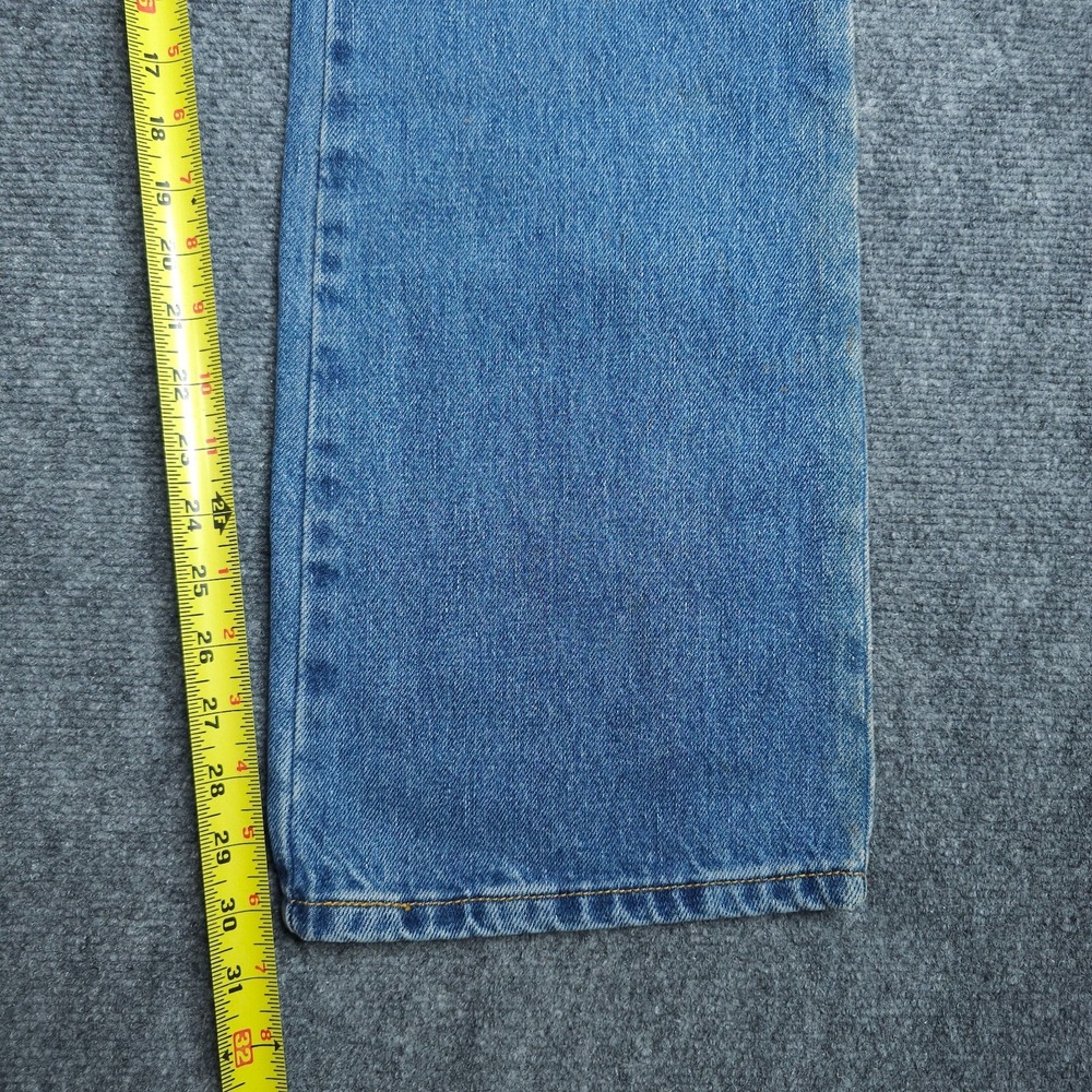 Levi's 517 Boot Cut Jeans Mens 33x32 Medium Wash Workwear Western Distressed Y2K - Picture 14 of 14